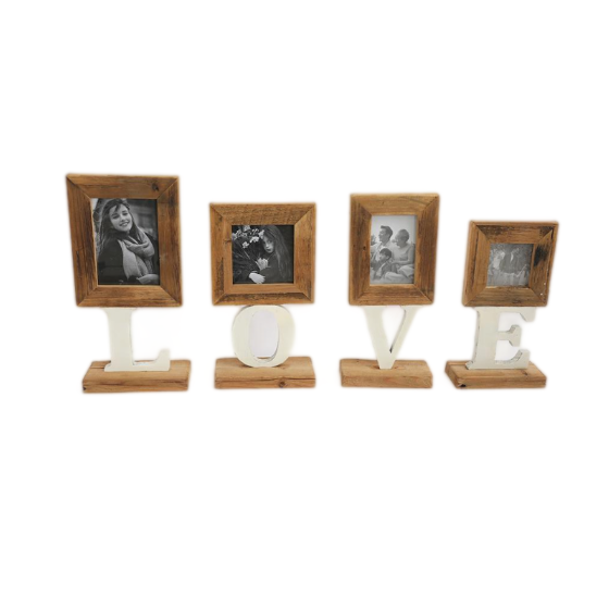 修改尺寸 Wooden Photo Frame (LOVE Tabletop Set)